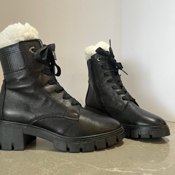 DL SPORT, Black Leather Ankle Boots, Size 7 from Brown's - Picture 9 of 9